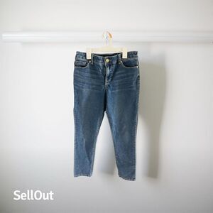 Bandolino Women's Straight Jeans Size 6 Blue Medium Wash Stretch